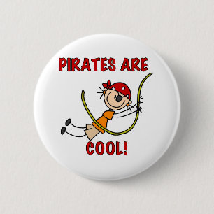 Piraten zijn kool ronde button 5,7 cm