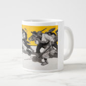 Piraten zoeken begraven schat. jumbo mok (Voorkant rechts)