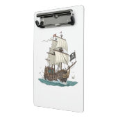 Piratenboot Mini Klembord (Angled2)