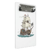 Piratenboot Mini Klembord (Schuin)