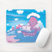 Piratenboot Muismat (Met muis)