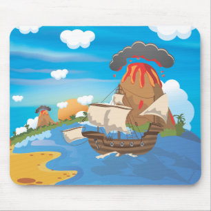 Piratenboot Muismat