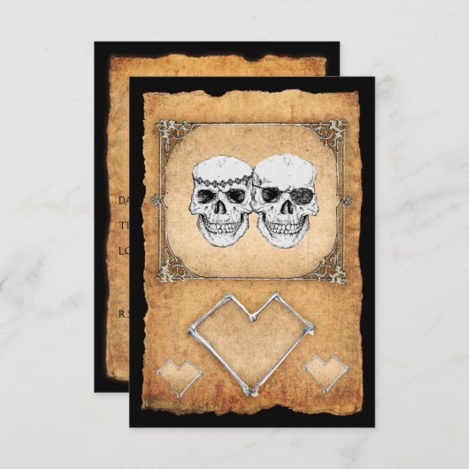 piratenfeest kaart (Voorkant / Achterkant)