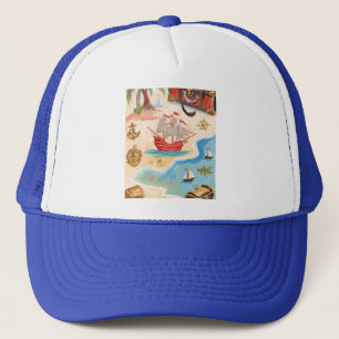 Piratenkaart Trucker Pet