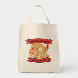 piratenkaartcitaat tote bag