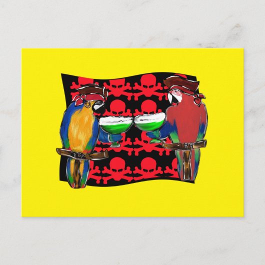 PIRATENPAPEGAAIEN BRIEFKAART (Voorkant)