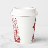 piratenpartij papieren bekers (Rechts)