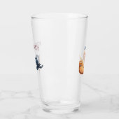 Piratenpartij Schedel Vlag Glas (Links)