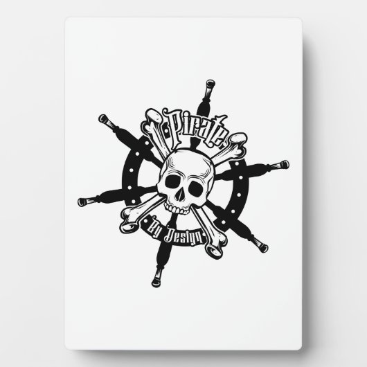 piratenplaque fotoplaat (voorkant)