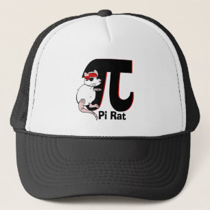 piratenrat op de pi-dag trucker pet