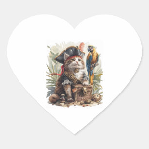 piratenschat hart sticker