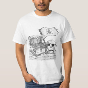 Piratenschat Scene Sketch T-shirt