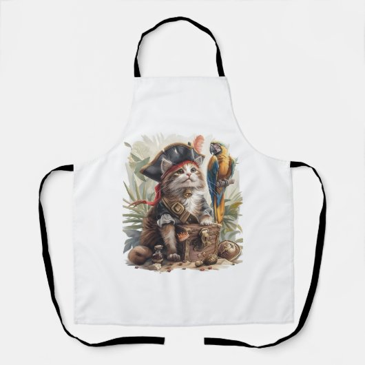 piratenschat schort (Voorkant)