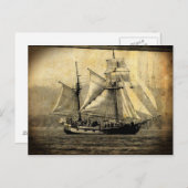 Piratenschip Briefkaart (Voorkant / Achterkant)