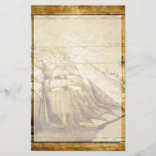 piratenschip briefpapier