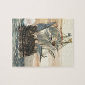 Piratenschip, Galleon Sailing on the Ocean Legpuzzel (Horizontaal)