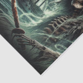 Piratenschip Ghost Halloween Kostuumfeest Tissuepapier (Detail)