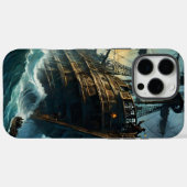 Piratenschip in de kelder van de galjoen Case-Mate iPhone case (Achterkant (horizontaal))