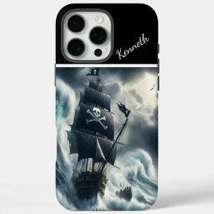 Piratenschip in een Storm iPhone 16 Pro Max Hoesje