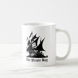 piratenschip pirate bay logo koffiemok