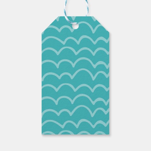 Piratenschip Pirate Treasure Verjaardagsfeest Cadeaulabel (Achterkant)