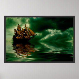 Piratenschip Poster