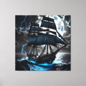 piratenschip verpakt canvas (Voorkant)