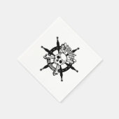 piratenservetpapier servet (Hoek)