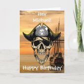 Piratenskelet Geesterschip Kaart (Voorkant)