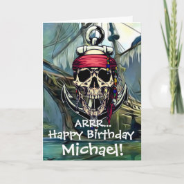 Piratenskelet Kapitein Geest Schip Kaart