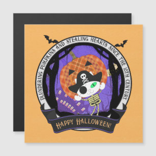 Piratenskeletkat Magnetische Kaart