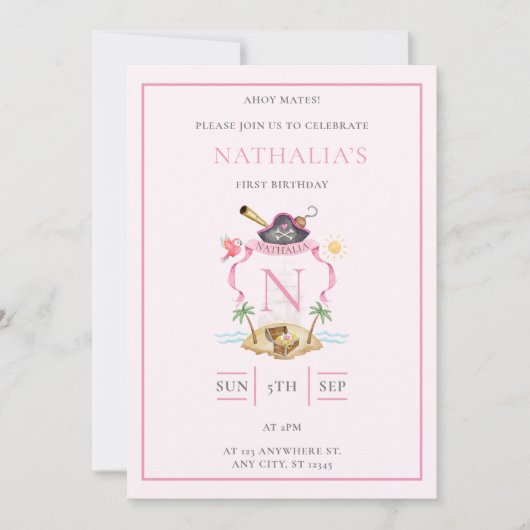 Piratensymbool Kaart (Voorkant)