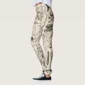 Piratenthema:  nautisch patroon. leggings (Links)