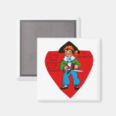 piratenValentijn Magneet (Voorkant / Achterkant)