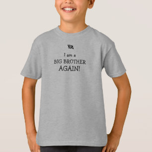 piratenvlag, ik ben weer een GROTE BROER! T-shirt