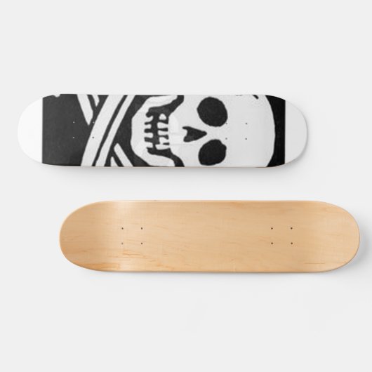 piratenvlag skateboard (Horizontaal)