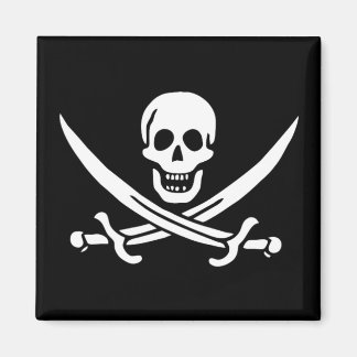 Piratenvlag van Calico Jack Magneet