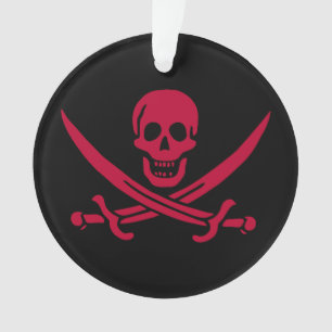 Piratenvlag van Calico Jack Ornament