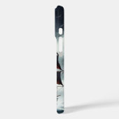 Piratenzeilschip met schedel en botten Case-Mate iPhone case (Achterkant / Links)