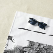  piratenzeilschip strandlaken (In situ)