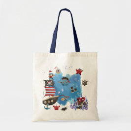 Pirates Adventure Map Canvas tas