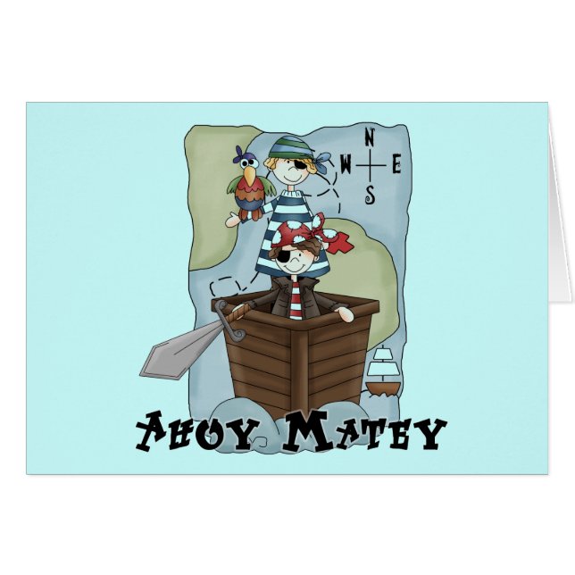 Pirates Ahoy Tshirs en Gifts (Voorkant Horizontaal)