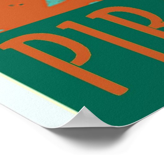 Pirates Alley Green Poster (Hoek)