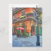 Pirates Alley New Orleans Briefkaart (Voorkant / Achterkant)