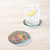 Pirates Alley New Orleans Zandsteen Onderzetter (Zijkant)