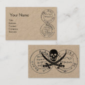 PIRATES ANCIENNES CARTE DU TRÉSOR, COMPÉTENCES ET (Devant / Derrière)