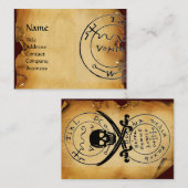 PIRATES ANCIENNES CARTE DU TRÉSOR, HABILLEMENT ET (Devant / Derrière)