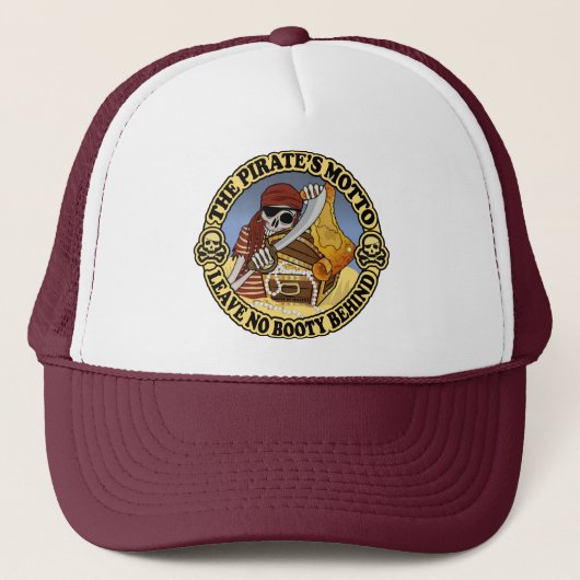 Pirate's Booty Trucker Pet (Voorkant)