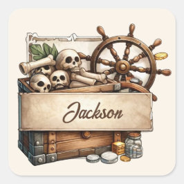  Pirate's Bounty Sticker - Personaliseren