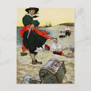 Pirate's Buried Treasure Briefkaart